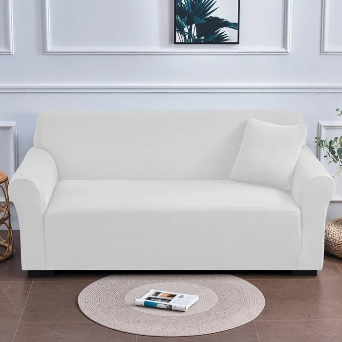 Capa de Sofá Stretch Lisa Branco